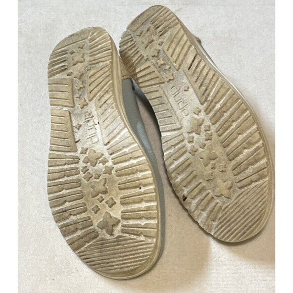 Hey Dude 'Coco' Aqua and Natural Slip on Women's Shoe Size 7 Gold Sparkle - Picture 9 of 9